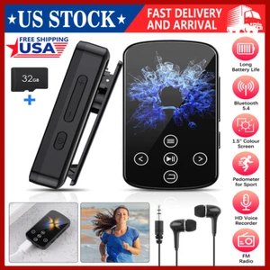 Bluetooth Support 128GB MP4 /MP3 Lossless Music Player FM Radio Recorder Sport. - Picture 1 of 20
