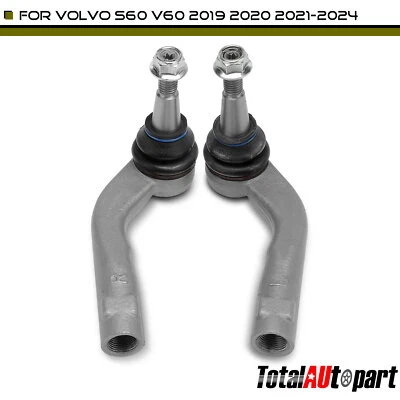 2Pcs Outer Steering Tie Rod End for Volvo S60 V60 2019-2024 Front Left & Right - Image 1 of 4