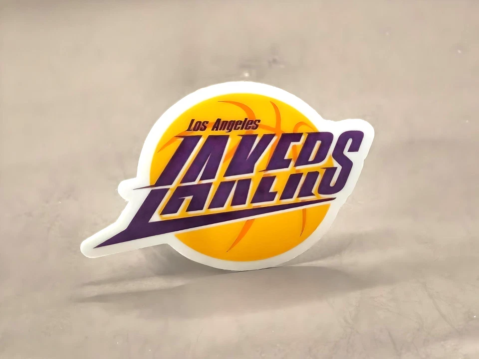Pegatinas LA Los Angeles Lakers NBA Baloncesto Vinilo Lebron Luka Dončić Foto 1 de 1