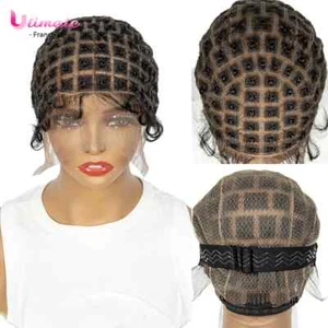 Lace Crochet Wig Cap Braided Wig Cap for Black Women Lace Front Pre Knot Full La - Picture 1 of 6