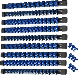 Organizador de enchufes ABS ALOANES 9 PIEZAS, enchufe de accionamiento de 1/2 pulgada, 3/8 pulgadas y 1/4 pulgadas - Imagen 1 de 10