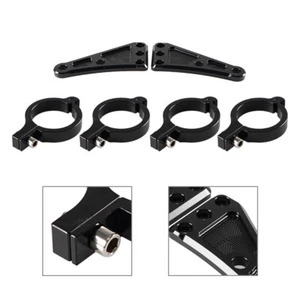 Motorbike Headlight Mount Bracket Aluminium Alloy For Harley 41mm Fork Tubes - Bild 1 von 11