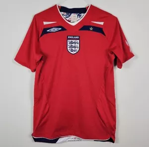 Camiseta de fútbol roja de la selección nacional de Inglaterra Umbro 2008-2010 para hombre talla S - Imagen 1 de 14