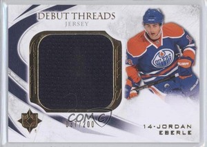2010-11 Ultimate Collection Debut Threads Jersey /200 Jordan Eberle Rookie RC