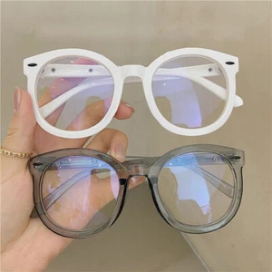 Big Large Round Frame Thick Rim Nearsighted Minus Distance Myopia Glasses~0-4.00 - Picture 1 of 17