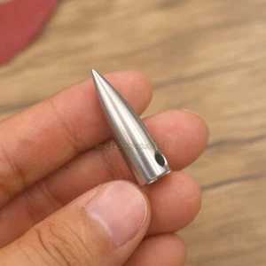 Solid TC4 Titanium Alloy Keychain Necklace Pendant Outdoor Survival EDC WR-III - Picture 1 of 10