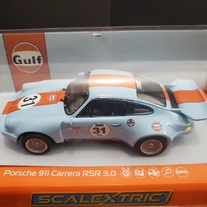 Scalextric C4304 Porsche 911 Carrera RSR 3.0 - Gulf Edition 1/32 Slot Car - Picture 1 of 8
