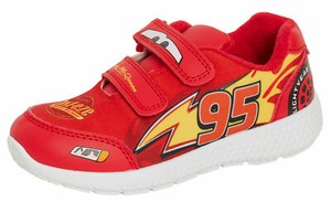 Disney Cars Trainers Boys Lightning McQueen Sports Shoes Easy Fasten Skate Pumps