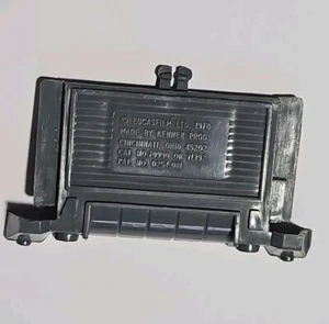 Vtg Darth Vader TIE Fighter Battery Cover Dark Gray Original Star Wars Parts - Picture 1 of 3