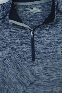 Suéter Under Armor Para Hombre Azul Melange Performance Golf Cremallera M Mediano - Imagen 1 de 4