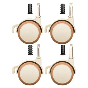 4pcs Swivel Crib Casters Wheels Silent Furniture Casters Baby Cot Wheel - Picture 1 of 12