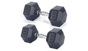 Pro Fitness 20kg Hex Dumbbell Set - Picture 1 of 3