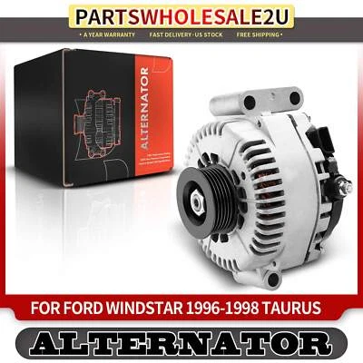Alternador para Ford Taurus 96-99 Windstar 96-98 130A 12V CW 6 ranuras 64 mm polea Foto 1 de 4