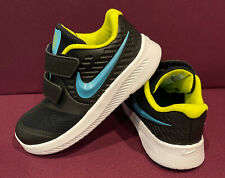 Nike Star Runner 2 Baby Toddler Shoes Size 10C Black/Blue #012 Boy/Girl