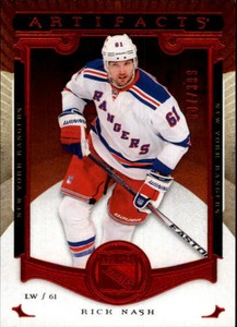 2015-16 Artifacts Ruby #130 Rick Nash S /399 