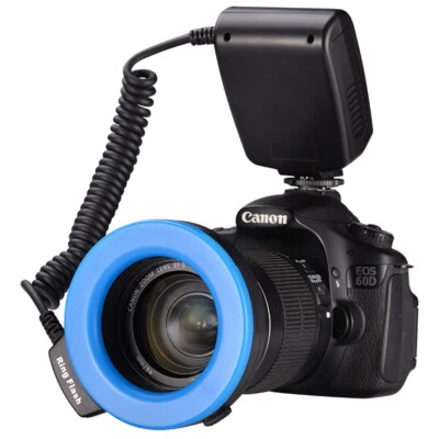 New Macro LED Ring Flash Light RF 550D For DSLR Cameras - Image 1 of 4