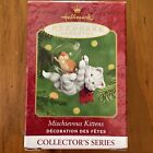 Hallmark Mischievous Kittens 3rd In Series Cat With Hamster Ball Ornament 2001