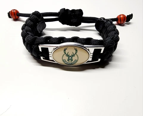 Milwaukee Bucks Adjustable Charm Bracelet Fan Apparel & Souvenir Basketball NBA Cover