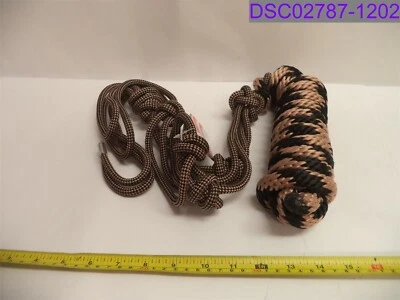 Cuerda halter Professional's Choice con plomo de 10' negro y tostado P/N HR-BLA/TOSTADO Foto 1 de 3