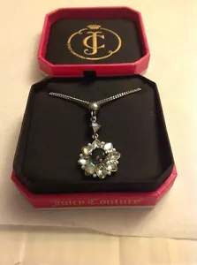 JUICY COUTURE Cluster Strass Mini Collana NK Nuovissima con scatola YJRU6602 - Foto 1 di 3
