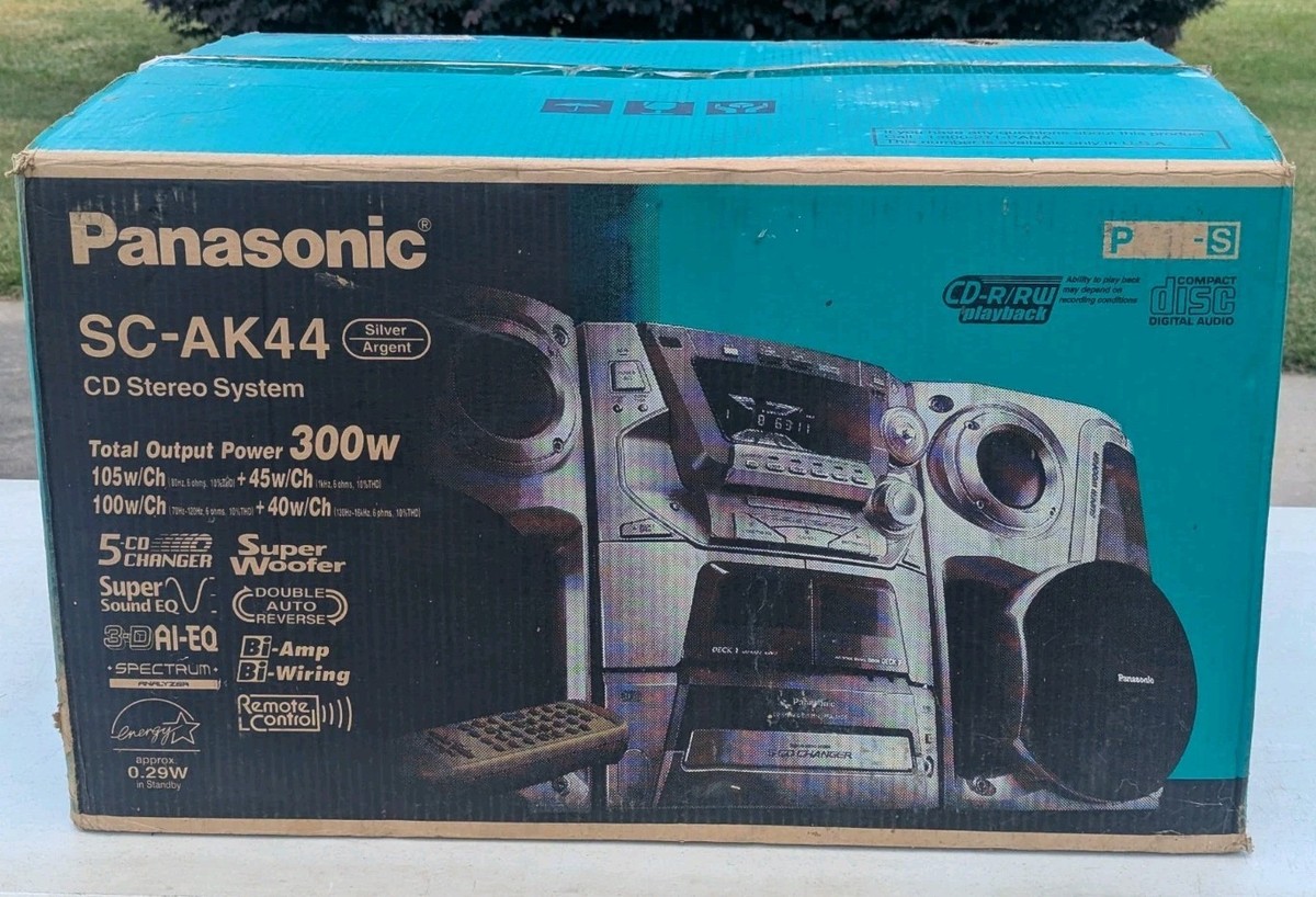 Panasonic SC-AK44 CD Mini Audio System for sale online | eBay
