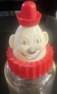 Botella de tarro de vidrio vintage Bosco The Clown - Banco de monedas de vidrio Tarro Bosco y tapa - Imagen 1 de 18