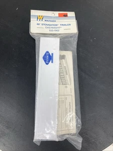 Kit de semirremolque Walthers 933-1902 HO Overnight 48' Stoughton nuevo sellado T1 - Imagen 1 de 2