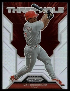2023 Panini Prizm Ivan Rodriguez Three-Hole Silver Prizms Texas Rangers #TH5 - Picture 1 of 2