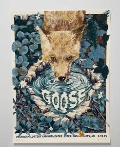 Goose The Band Konzert Poster Sterling Heights MI Lottery Amp 2025 #’d Sold Out! - Bild 1 von 13