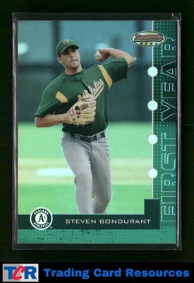 2005 Bowman's Best #56 Steven Bondurant Green #/899 - Image 1 of 2