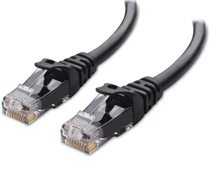 Cable Matters 10Gbps Snagless Cat 6 Ethernet Cable 75 ft - Black - Picture 1 of 10