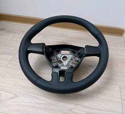 Lenkrad VW T5.2 2010 - 2015 California Amarok Passat B7 7E0419091 NEU BEZOGEN - Bild 1 von 4