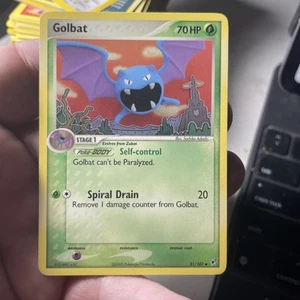 Juego de cartas coleccionables Pokémon Golbat 31/107 poco común EX Deoxys LP - Imagen 1 de 2