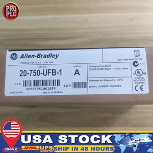 New Allen-Bradley 20-750-UFB-1 Universal Feedback Module 1PCS Factory Sealed - Picture 1 of 3
