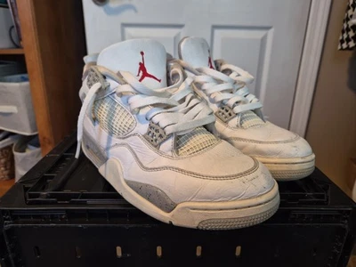 Hombre Jordan 4 Retro Mid "White Oreo" CT8527-100 Talla 10,5 Foto 1 de 4