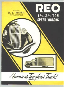 1930s (late)  REO 1 1/2-2 1/2-Ton Speed Wagons Truck Sales Brochure  - Picture 1 of 1