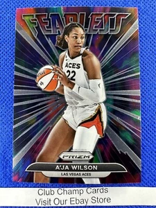 2022 #2 A'Ja Wilson WNBA Panini Prizm Fearless Base Insert Aces - Bild 1 von 2