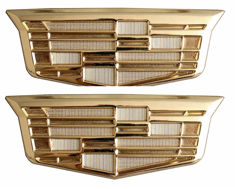 2 X Calcomanías Adhesivas Insignia Coche Emblema Cadillac CTS SRX STS ATS XLR SLS CT6 PAR Foto 1 de 1
