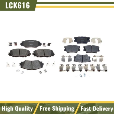 Pastilhas de freio dianteiras traseiras de cerâmica para Lexus HS250h 2010 2011 2012 -Raybestos R-Line - Imagem 1 de 4