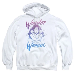 Wonder Woman Movie "Retro Stance" Hoodie, Sweatshirt or Long Sleeve T-Shirt - Picture 1 of 9