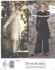 Vogue Sewing Pattern 1405, Donna Karan Jacket and Pants, Size 6 - 10 - Picture 1 of 2
