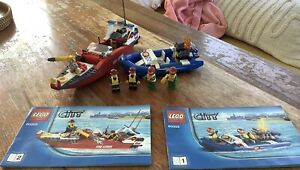 lego city 60005 Fire Boat Used Retired