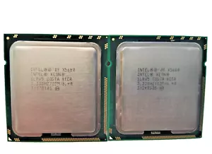 Lot of 2 Intel Xeon X5680 SLBV5 3.33GHz CPU Server Processor - Picture 1 of 2