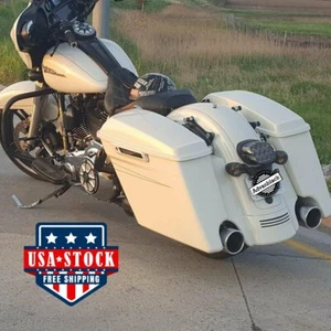 Morocco Gold Pearl Stretched Rear Fender Extension For 09+ Harley by Advanblack - Picture 1 of 14