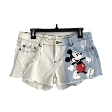 womens disney denim shorts