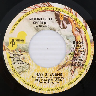 Ray Stevens – Moonlight Special/Just So Proud To Be Here 1974 45rpm Record B 604 - Image 1 of 4