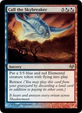 Eventide Call the Skybreaker - Foil x1 Moderate Play, English Magic Mtg M:tG