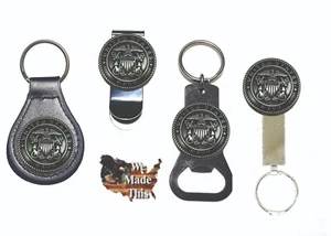 The United States Navy USA Naval Bottle Opener Key Fob Key Holder Money Clip - Picture 1 of 7
