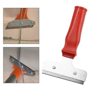 Raspador de mango de plástico con cabeza de hierro para vidrio, ventana, azulejo, piso, hielo, pared, pintura - Imagen 1 de 7