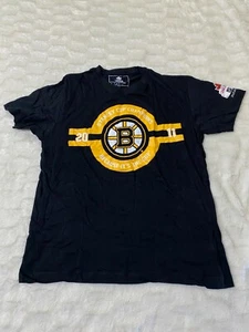 BOSTON BRUINS / MOLSON CANADIAN STANLEY CUP SIZE LARGE T-SHIRT "NEW" - Picture 1 of 7
